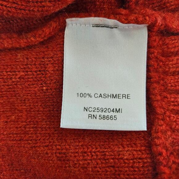 Women's Nordstrom Collection 100% Cashmere Card Open Front Cardigan, Size M - Picture 2 of 7